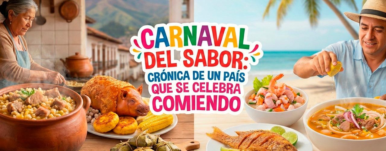 Carnaval del sabor: crónica de un país que se celebra comiendo